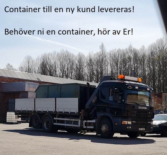 Leverans container